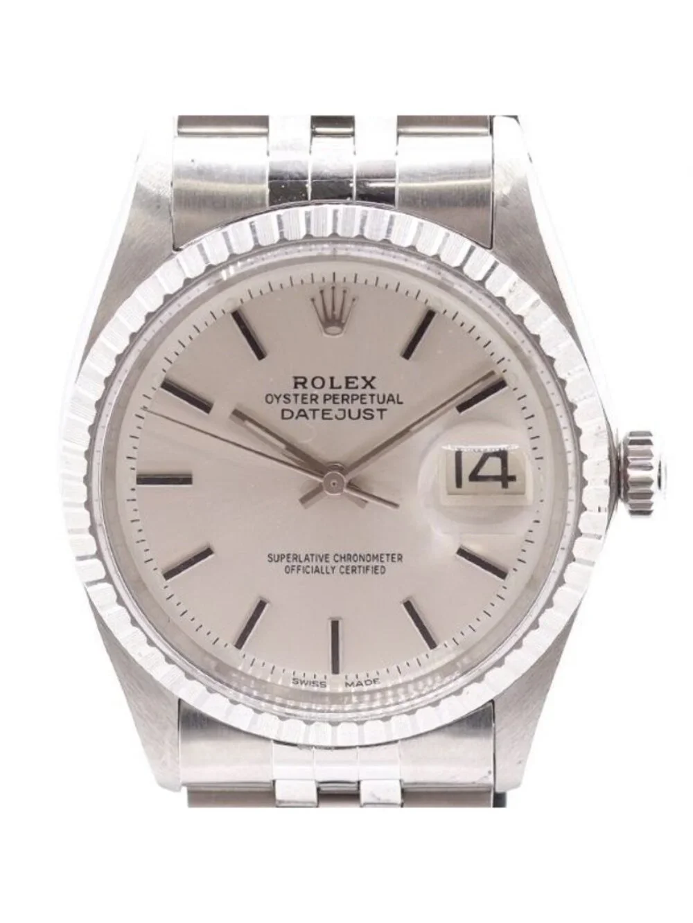 Rolex Datejust Automatic Winding Date Silver Dial Watch